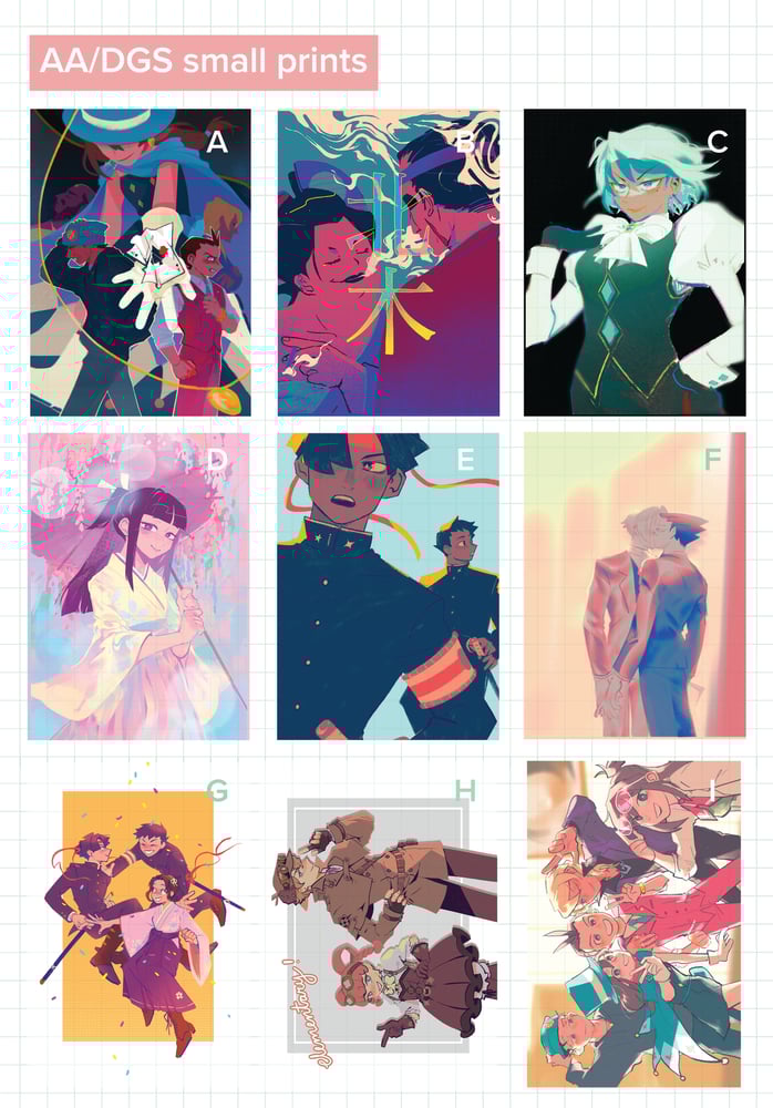 Image of [PREORDER & IN-STOCK] AA/TGAA Small prints