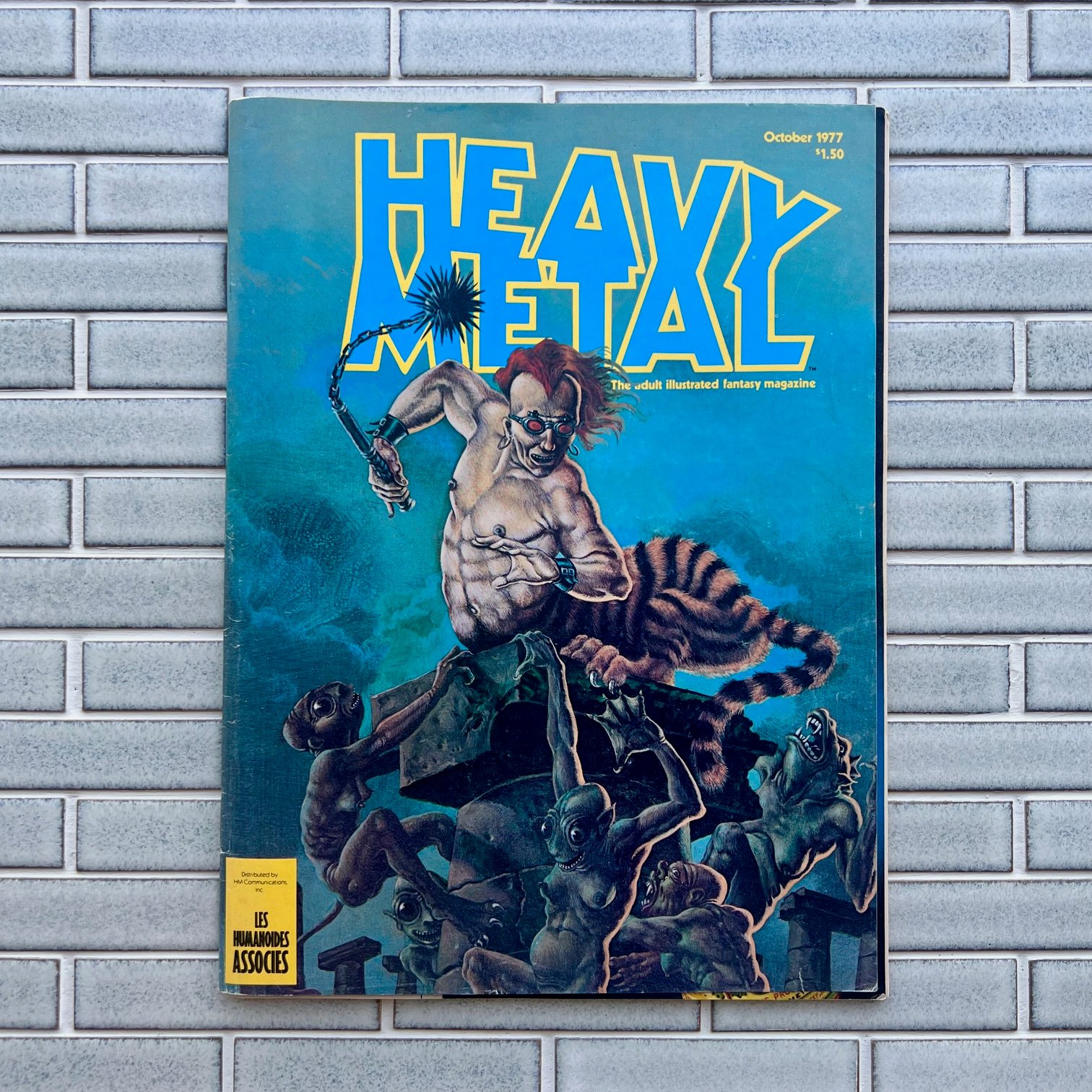 (7) - 1977 popular Heavy Metal Magazine Lot