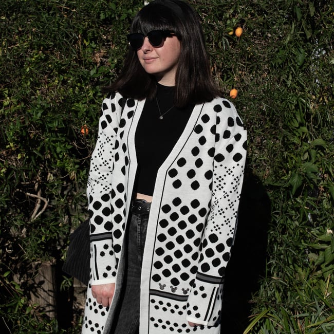 'Polka Dot Mouse' Cardigan