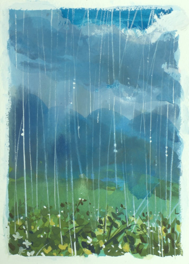 Image of Painting: Gentle Rainstorm