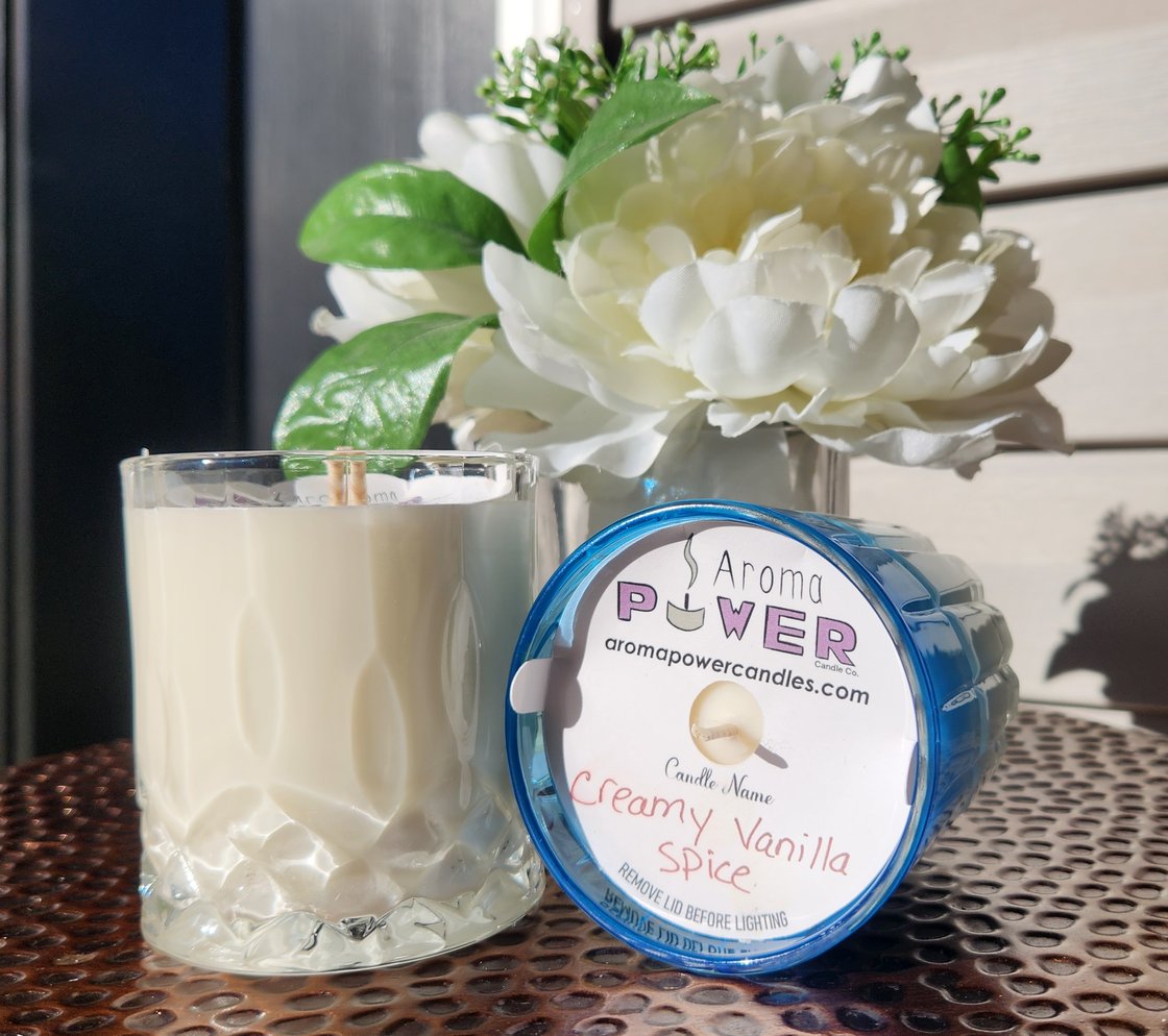 Image of Creamy Vanilla Spice in Reusable Whiskey Rocks Glasses