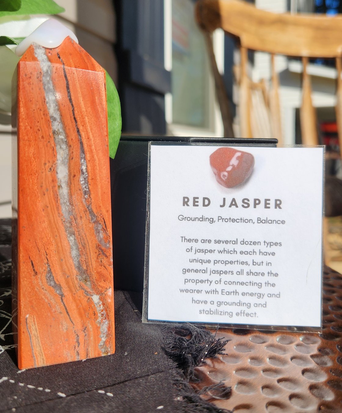 Image of Red Jasper 13.8oz Tower