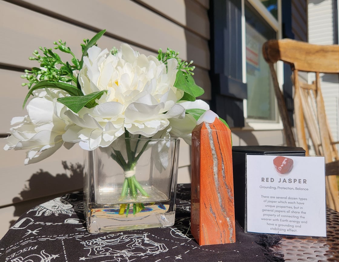 Image of Red Jasper 13.8oz Tower