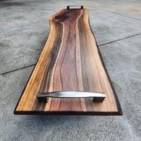 Image 1 of 079-Long American Walnut charcuterie Board