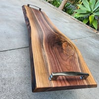 Image 4 of 079-Long American Walnut charcuterie Board