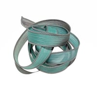 Image 4 of 1PC.  SAND & SEA  42" hand dyed wrist wrap bracelet silk ribbon//Yoga wrist wrap bracelet ribbon