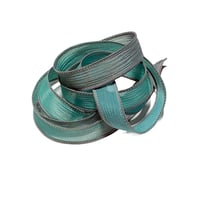 Image 5 of 1PC.  SAND & SEA  42" hand dyed wrist wrap bracelet silk ribbon//Yoga wrist wrap bracelet ribbon