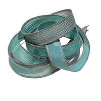 Image 1 of 1PC.  SAND & SEA  42" hand dyed wrist wrap bracelet silk ribbon//Yoga wrist wrap bracelet ribbon