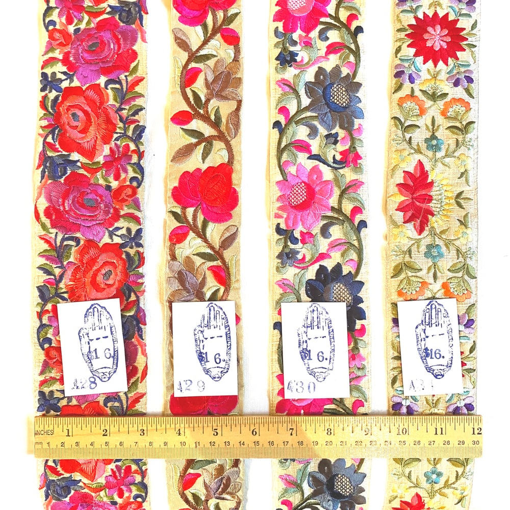 Image of SILK EMBROIDERED RIBBON PAGE 12