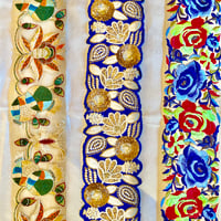Image 1 of EMBROIDERED SILK RIBBON PAGE 13