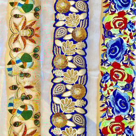 Image of EMBROIDERED SILK RIBBON PAGE 13