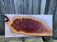 Image 1 of 061-Red mallee burl and Ghost Red Pearl Charcuterie Board