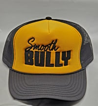 SB Trucker Hat Black / Yellow with Black Words