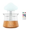 Rain Cloud Mushroom Humidifier Raining Water Drop Sound & 7 Color Led Light Mini Aromatherapy