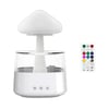 Rain Cloud Mushroom Humidifier Raining Water Drop Sound & 7 Color Led Light Mini Aromatherapy