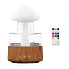 Rain Cloud Mushroom Humidifier Raining Water Drop Sound & 7 Color Led Light Mini Aromatherapy