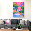 CANDYLAND ORIGINAL FRAMED CANVAS