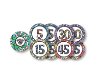 Image 1 of Haggis Bet Chips - 2 Sets