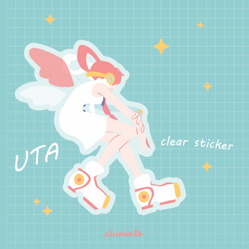 Image of One Piece UTA Clear sticker