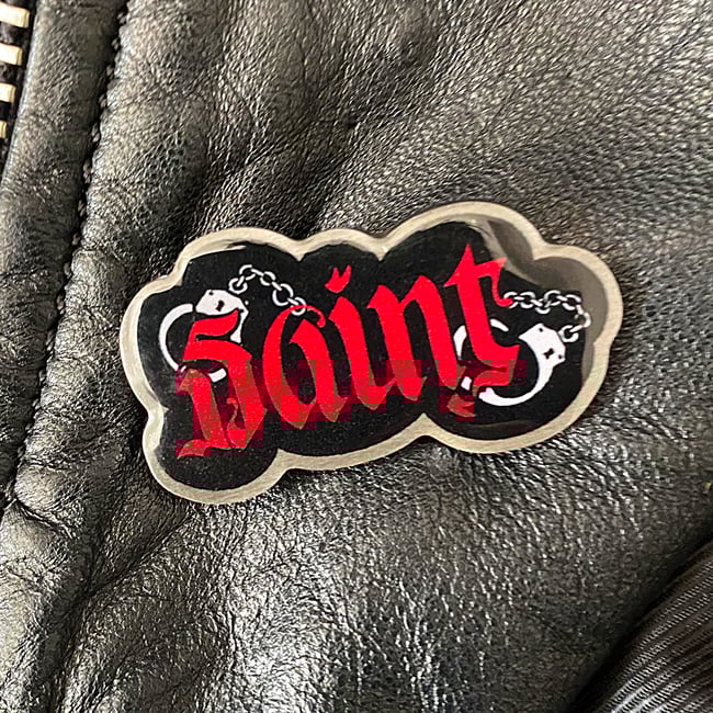 20% OFF 'Saint/Sinner' Abigram Eco Metal Pin