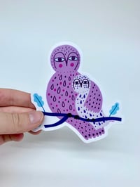 Image of Owl Family Sticker