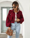 Cropped Bomber Jacket