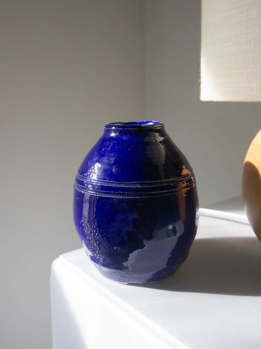 Image of blue vase