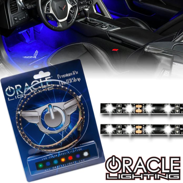 Image of ORACLE 15" LED FLEXIBLE STRIP - PAIR SELECT COLOR IN DROP DOWN SECTION 