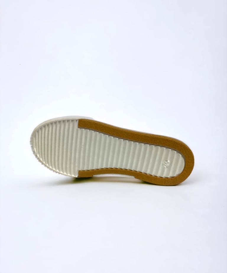 Tortola canvas mustard lo top sneaker shoes made in Spain Image 3