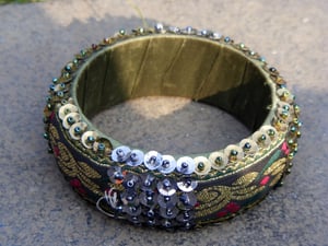 Image of Sparkly oriental bangle