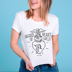 Camiseta SACRED HEART OF GOLD 