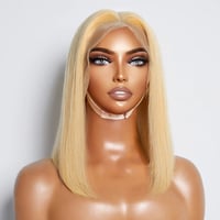 Image 1 of 13"x4" Straight Bob 613 Lace Frontal Wig
