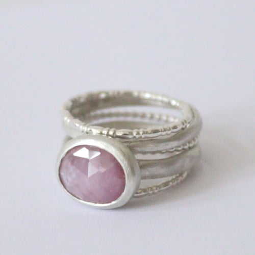 Image of PINK SAPPHIRE RING 