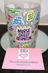 Frosted nurse mug 