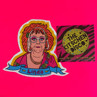 Linda La Hughes Vinyl Sticker