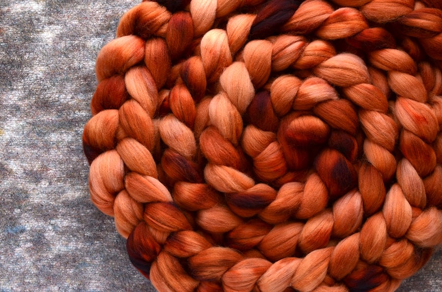 Image of “Jack-o'-Lantern" September Fiber Club Coordinate- PRE-ORDER - 4 oz.