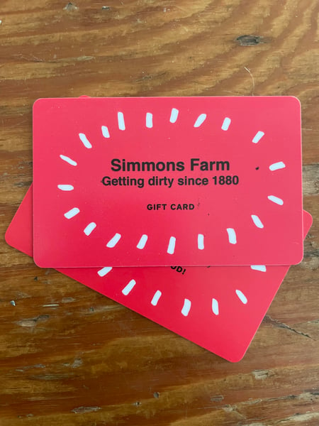 Image of Gift Cards/CSA Plan From $25-$500