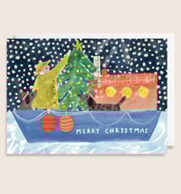 Christmas House Boat