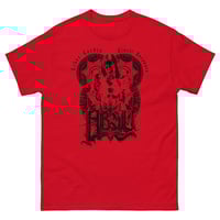 Image 4 of ABSU - LIBER CORDIS CINCTI SERPENTE T-SHIRT (GREY CHARCOAL, RED, MILITARY GREEN)