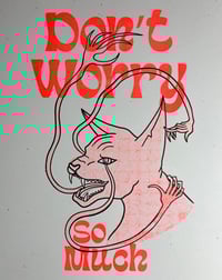 Image 1 of Don't Worry Riso Print