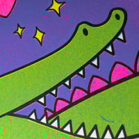 Image 5 of Star Gator Riso Print