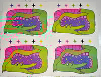 Image 3 of Star Gator Riso Print