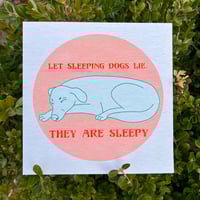 Image 2 of Sleeping Dogs Print