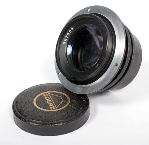 Image of  Have one to sell? Sell now Goerz Red dot Apo Artar 18" [450mm] F11 Lens in barrel #8511
