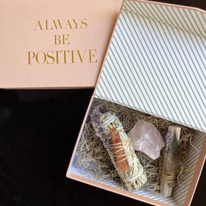 Image of ALWAYS BE POSITIVE MED. SIZE GIFT INTENTION BOX