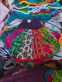 Image 3 of KIDS Various Colours -  Medium to large- Boho Tutu skirt --Turquoise /Pink/Purple/yellow/dark green