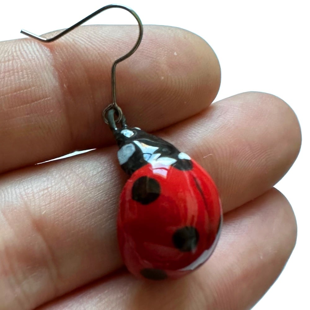 Lady bird sale earrings