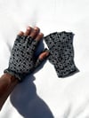 know who did it fingerless gloves in black 