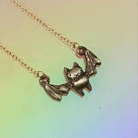 Image 2 of Bat Necklace