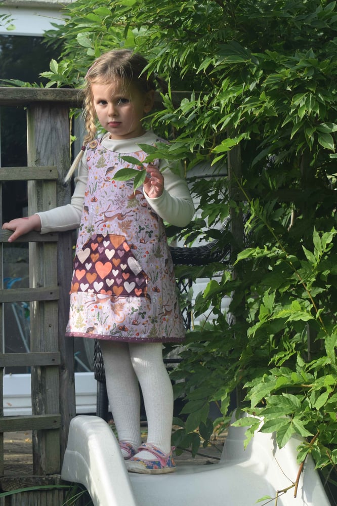 Image of The Everyday Reversible Dress - Hearts and Hares